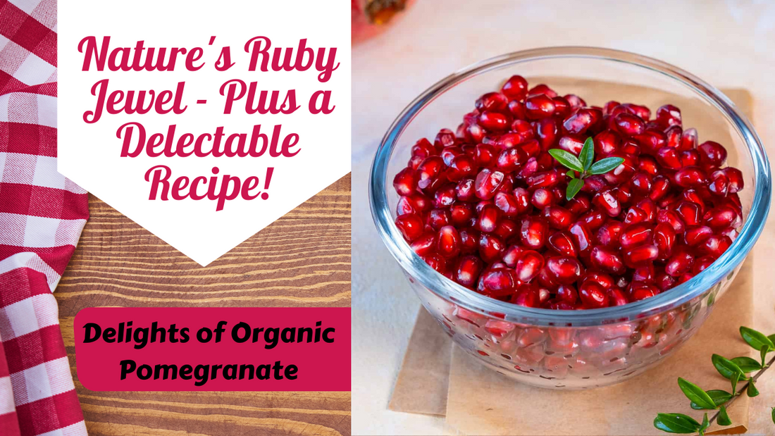 Delights of Organic Pomegranate: Nature's Ruby Jewel - Plus a Delectable Recipe!