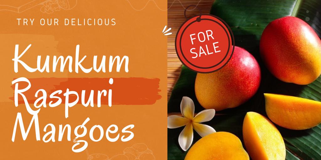“Kumkum Raspuri Mangoes: The Perfect Taste of Indian Summer"🥭