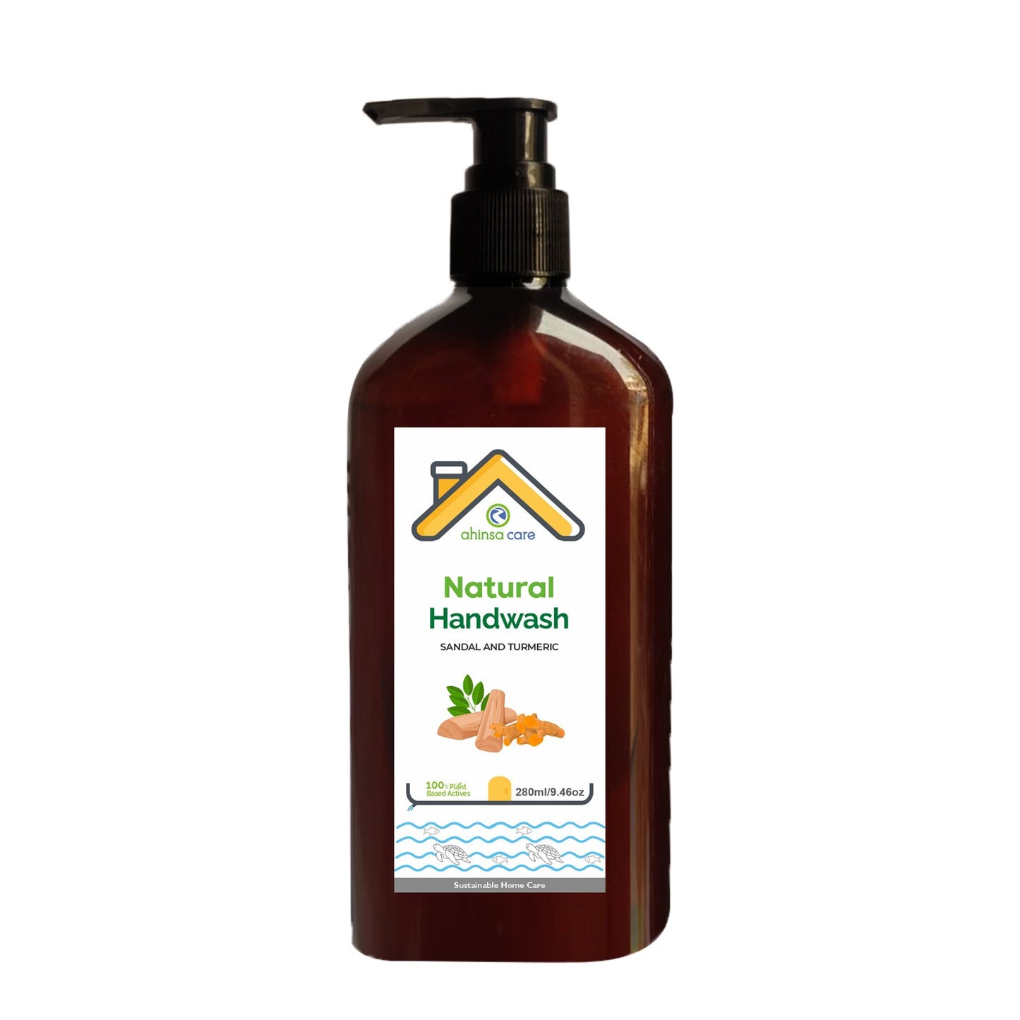 Natural Hand Wash - Sandal And Turmeric 280ml