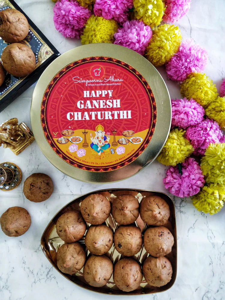 Date Sweetened Baked Modak Box | Ganesh Chaturthi Special