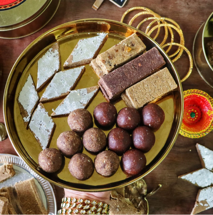 Assorted Diwali Sample Box | Premium and Handcrafted Desserts | 10 Varieties