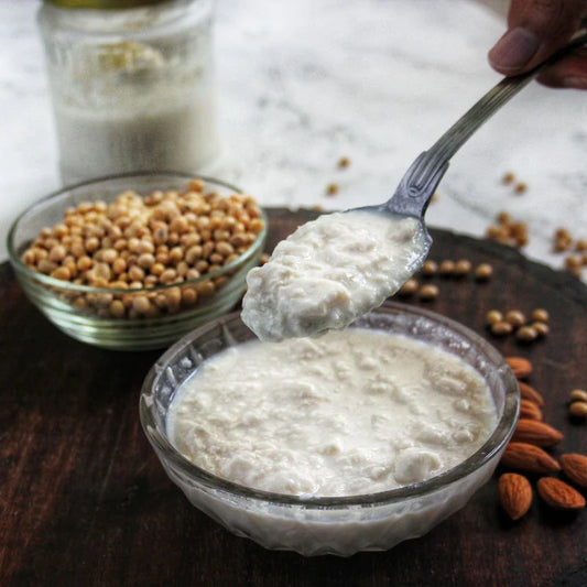 Soy and Almond Curds - Delivered in Glass Bottles